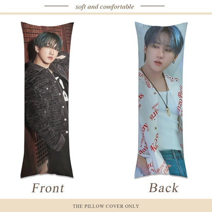 Stray Kids Changbin Full Body Pillow Case - Double Sided Full Body Pillowcases - 3 sizes! Long Pillow Cover Double - Sided Design (Multiple Sizes) - Beyond The Shoppe