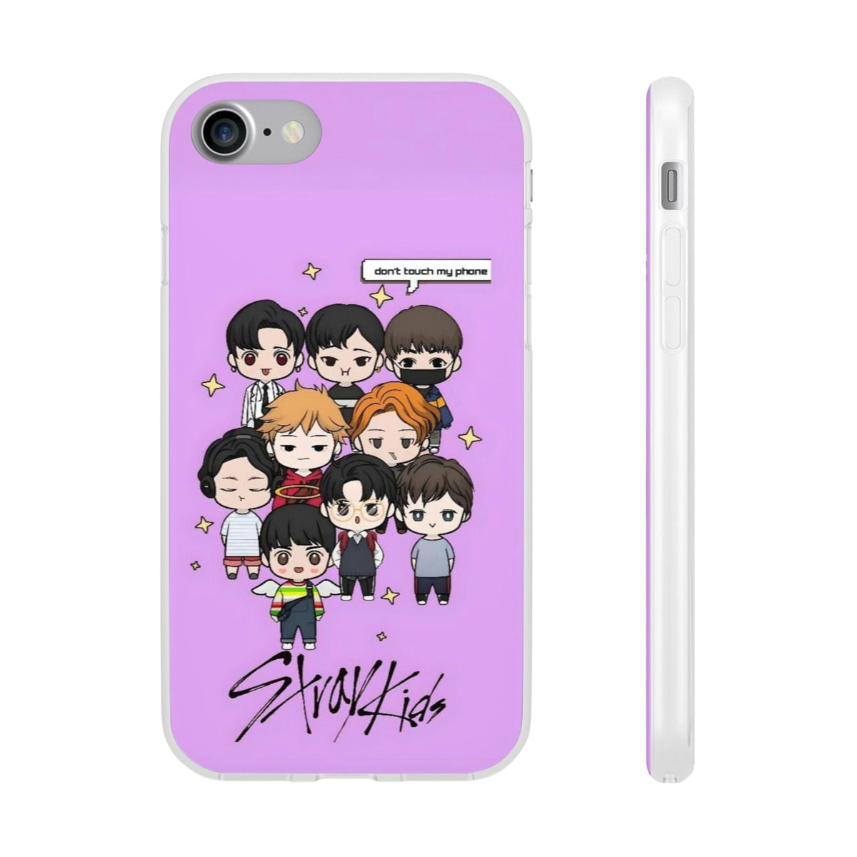 Stray Kids "Don't Touch My Phone" Cell Phone Case - iPhone, Samsung and Custom Covers - K - Pop Phone Covers, Gifts for Fans, Stylish Cell Phone Accessories - Beyond The Shoppe