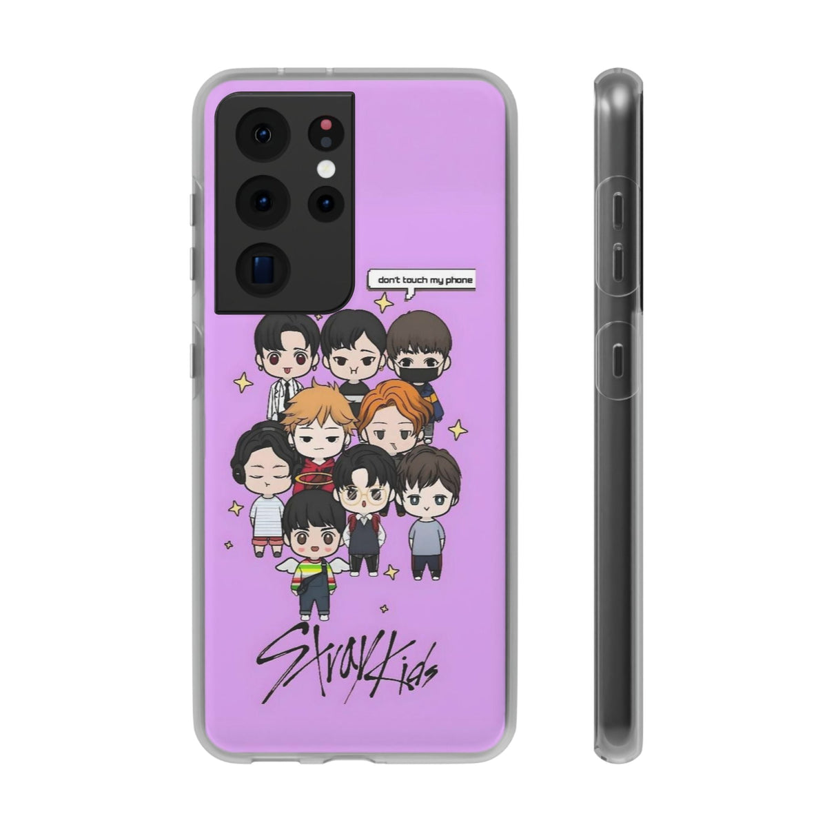 Stray Kids "Don't Touch My Phone" Cell Phone Case - iPhone, Samsung and Custom Covers - K - Pop Phone Covers, Gifts for Fans, Stylish Cell Phone Accessories - Beyond The Shoppe