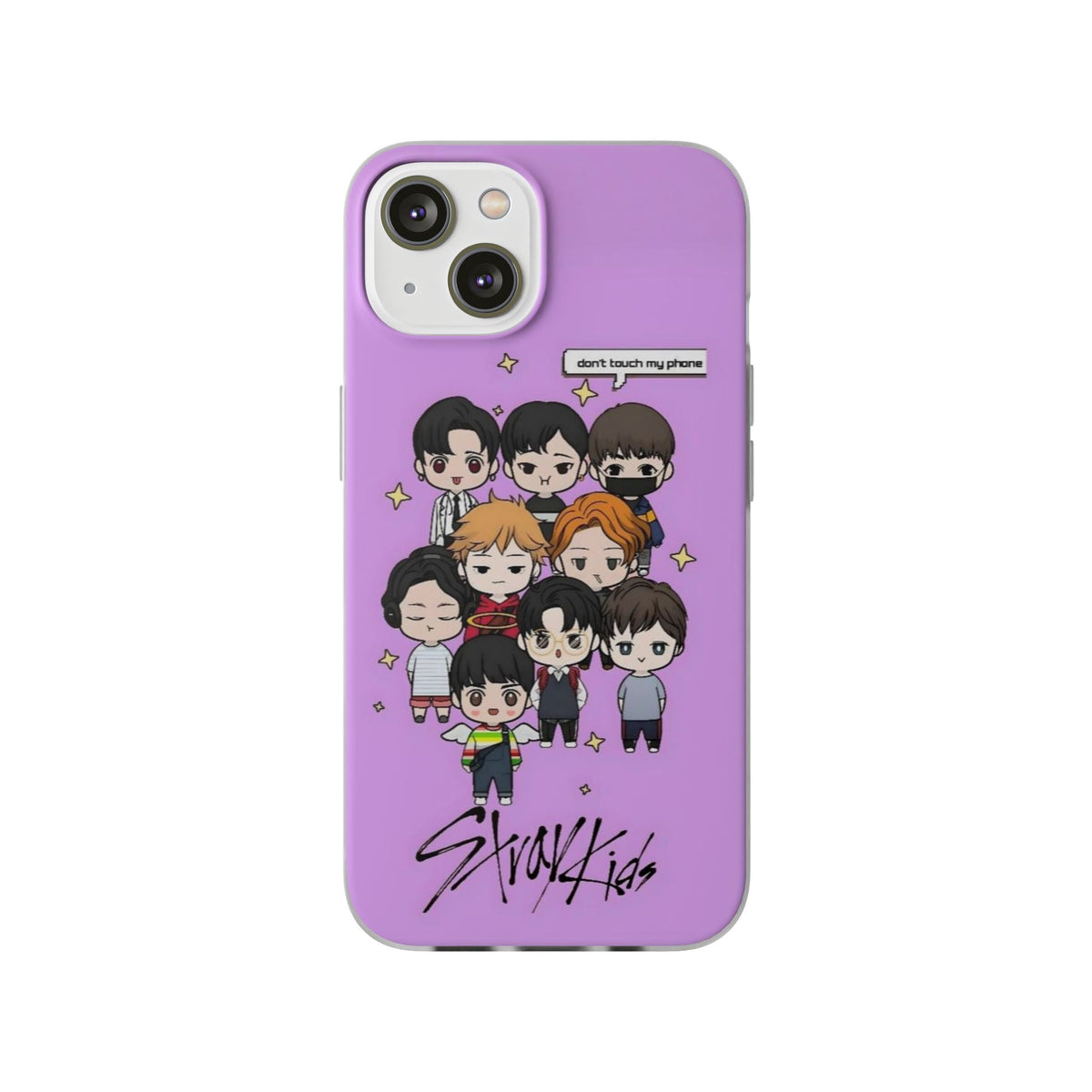 Stray Kids "Don't Touch My Phone" Cell Phone Case - iPhone, Samsung and Custom Covers - K - Pop Phone Covers, Gifts for Fans, Stylish Cell Phone Accessories - Beyond The Shoppe