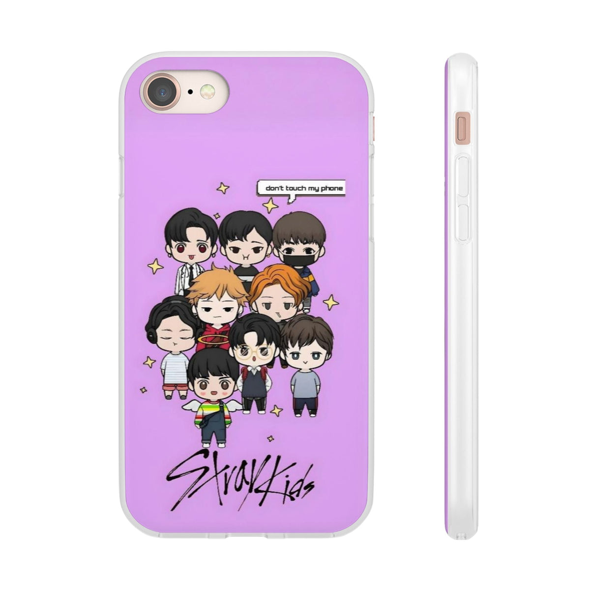 Stray Kids "Don't Touch My Phone" Cell Phone Case - iPhone, Samsung and Custom Covers - K - Pop Phone Covers, Gifts for Fans, Stylish Cell Phone Accessories - Beyond The Shoppe