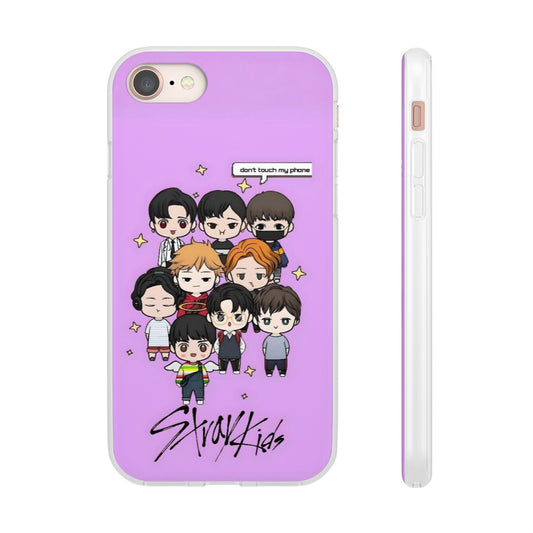 Stray Kids "Don't Touch My Phone" Cell Phone Case - iPhone, Samsung and Custom Covers - K - Pop Phone Covers, Gifts for Fans, Stylish Cell Phone Accessories - Beyond The Shoppe