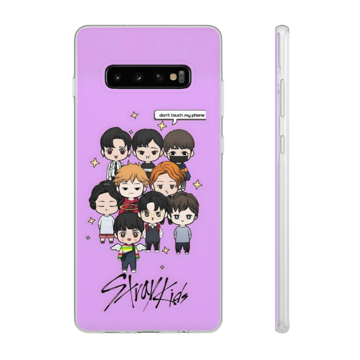 Stray Kids "Don't Touch My Phone" Cell Phone Case - iPhone, Samsung and Custom Covers - K - Pop Phone Covers, Gifts for Fans, Stylish Cell Phone Accessories - Beyond The Shoppe