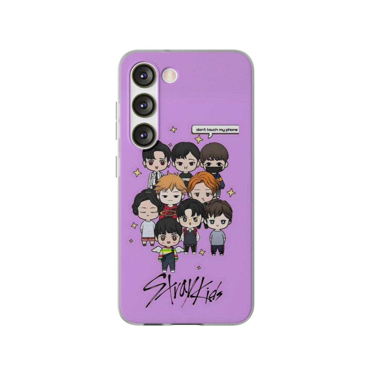 Stray Kids "Don't Touch My Phone" Cell Phone Case - iPhone, Samsung and Custom Covers - K - Pop Phone Covers, Gifts for Fans, Stylish Cell Phone Accessories - Beyond The Shoppe