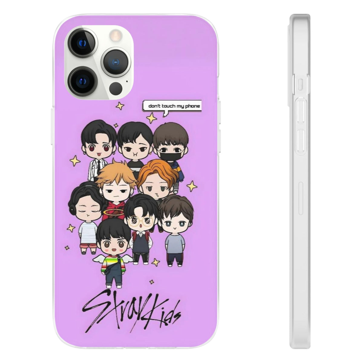 Stray Kids "Don't Touch My Phone" Cell Phone Case - iPhone, Samsung and Custom Covers - K - Pop Phone Covers, Gifts for Fans, Stylish Cell Phone Accessories - Beyond The Shoppe
