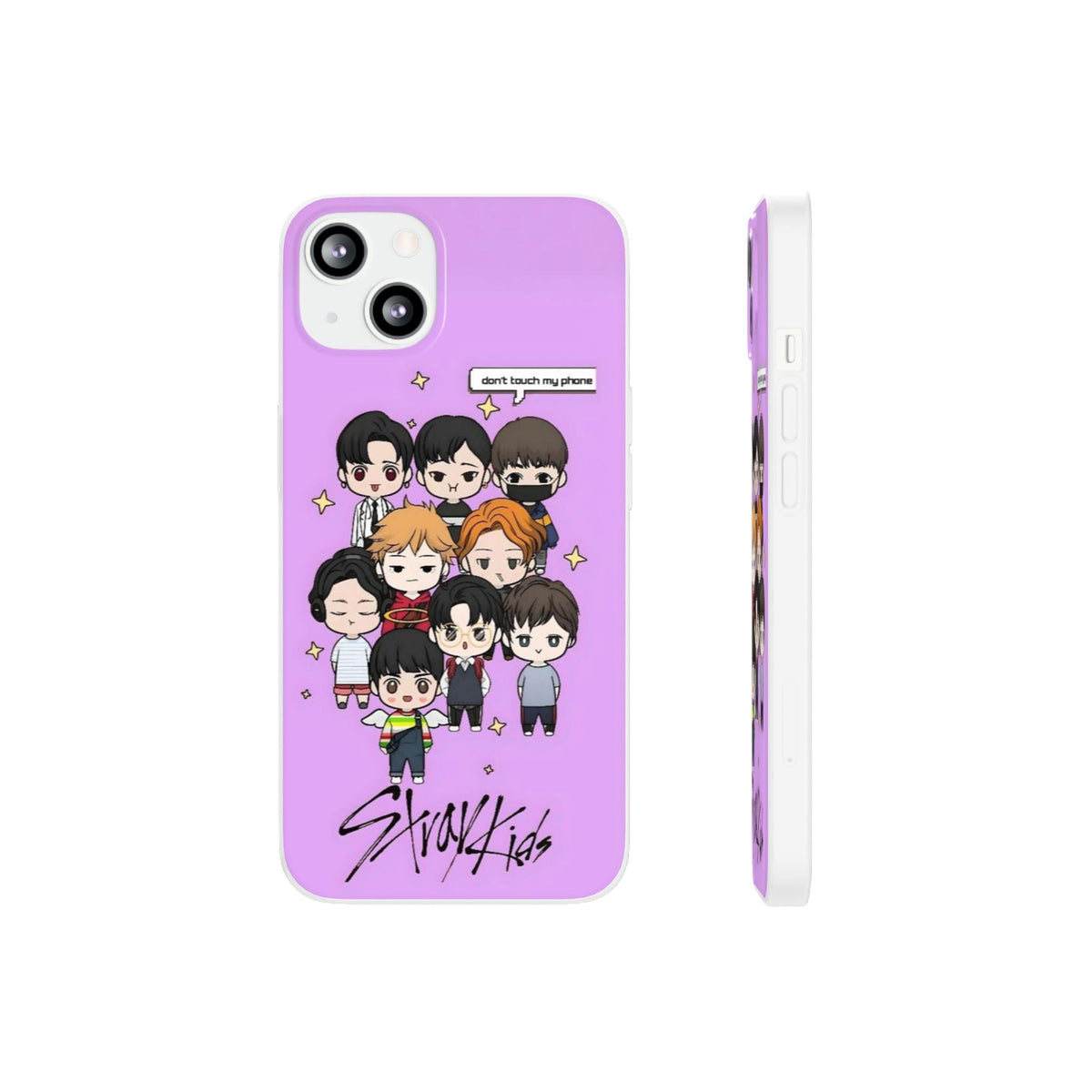 Stray Kids "Don't Touch My Phone" Cell Phone Case - iPhone, Samsung and Custom Covers - K - Pop Phone Covers, Gifts for Fans, Stylish Cell Phone Accessories - Beyond The Shoppe