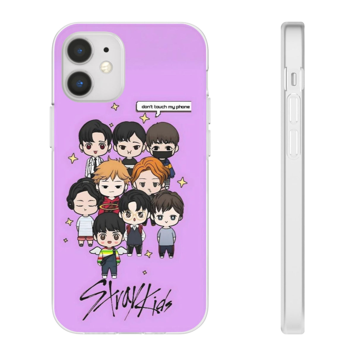 Stray Kids "Don't Touch My Phone" Cell Phone Case - iPhone, Samsung and Custom Covers - K - Pop Phone Covers, Gifts for Fans, Stylish Cell Phone Accessories - Beyond The Shoppe