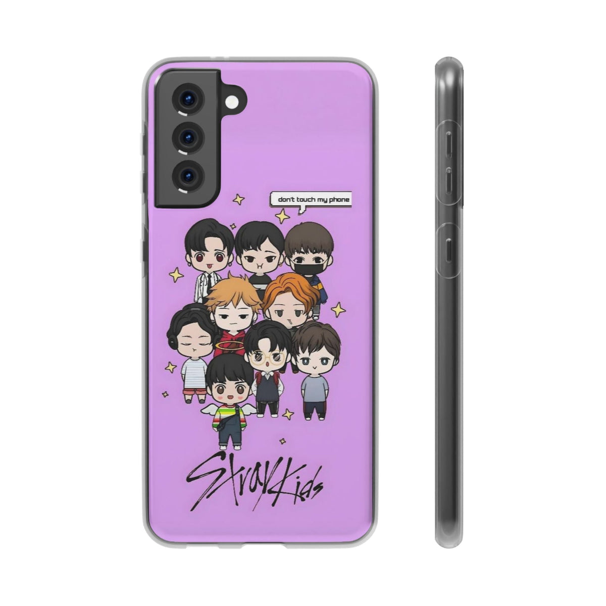 Stray Kids "Don't Touch My Phone" Cell Phone Case - iPhone, Samsung and Custom Covers - K - Pop Phone Covers, Gifts for Fans, Stylish Cell Phone Accessories - Beyond The Shoppe