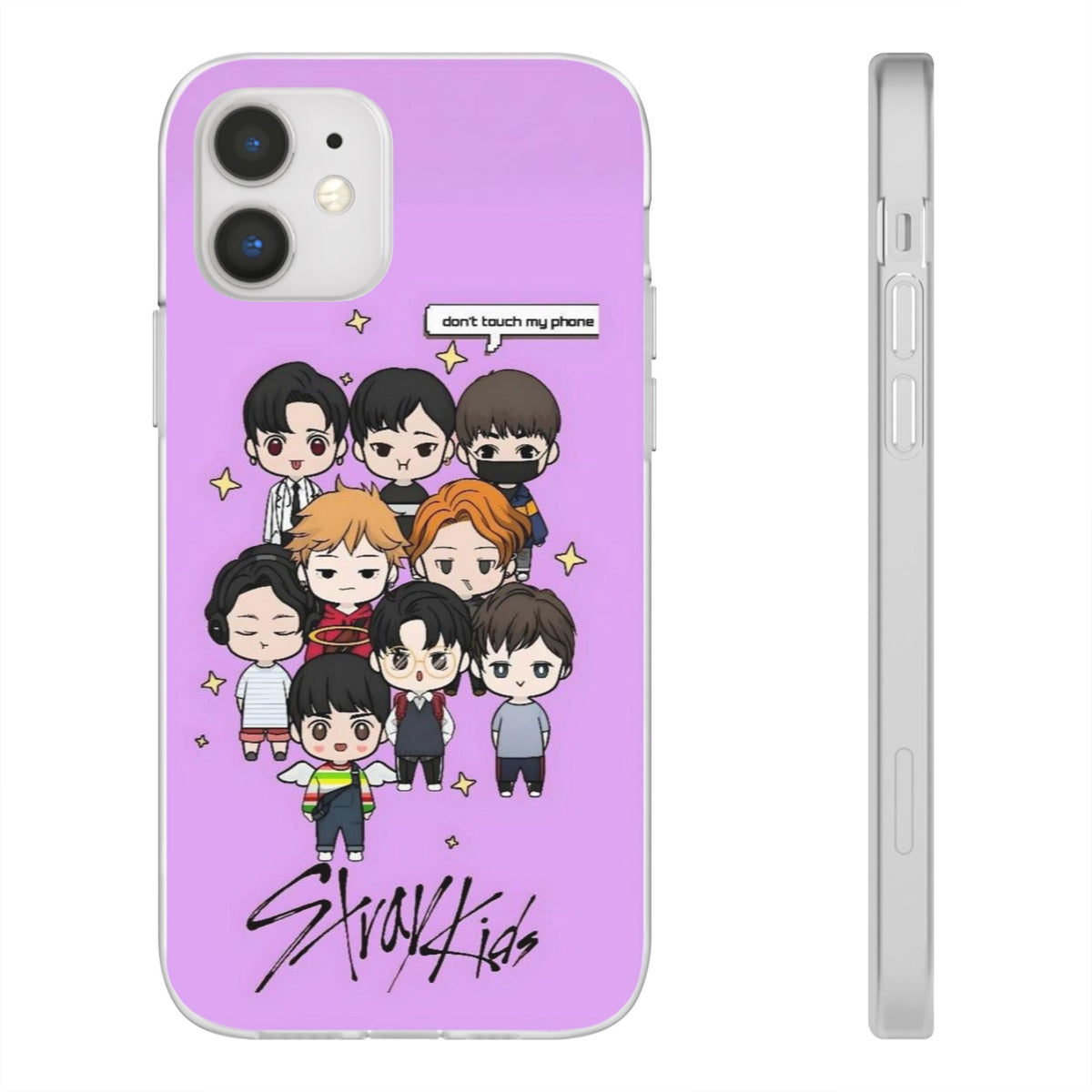 Stray Kids "Don't Touch My Phone" Cell Phone Case - iPhone, Samsung and Custom Covers - K - Pop Phone Covers, Gifts for Fans, Stylish Cell Phone Accessories - Beyond The Shoppe