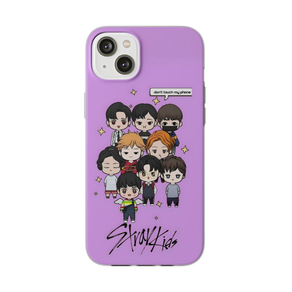 Stray Kids "Don't Touch My Phone" Cell Phone Case - iPhone, Samsung and Custom Covers - K - Pop Phone Covers, Gifts for Fans, Stylish Cell Phone Accessories - Beyond The Shoppe
