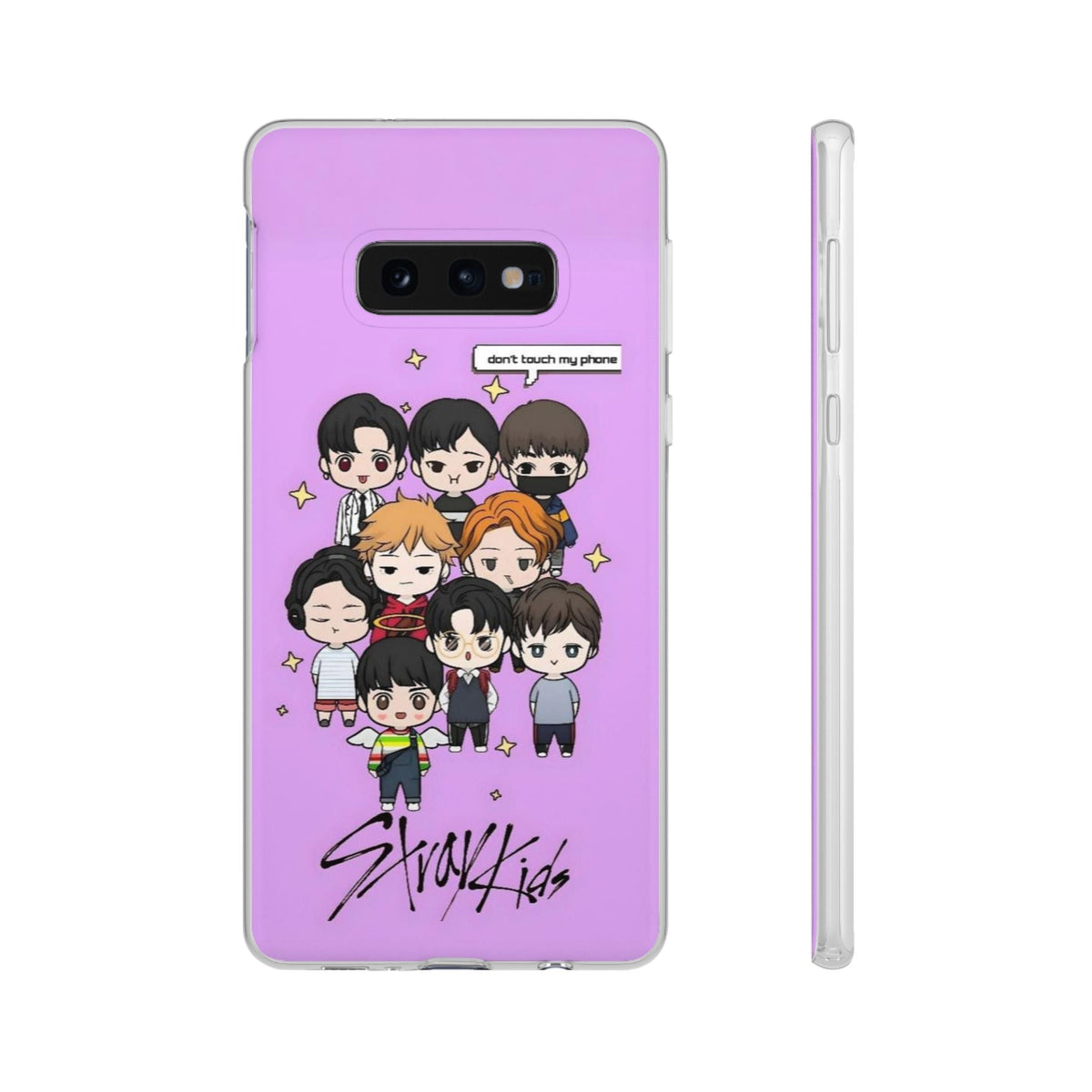 Stray Kids "Don't Touch My Phone" Cell Phone Case - iPhone, Samsung and Custom Covers - K - Pop Phone Covers, Gifts for Fans, Stylish Cell Phone Accessories - Beyond The Shoppe