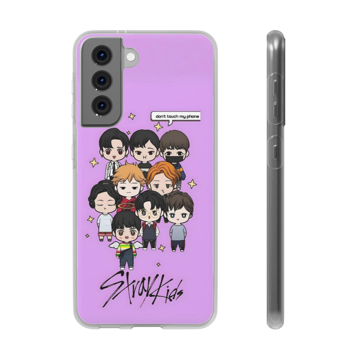 Stray Kids "Don't Touch My Phone" Cell Phone Case - iPhone, Samsung and Custom Covers - K - Pop Phone Covers, Gifts for Fans, Stylish Cell Phone Accessories - Beyond The Shoppe