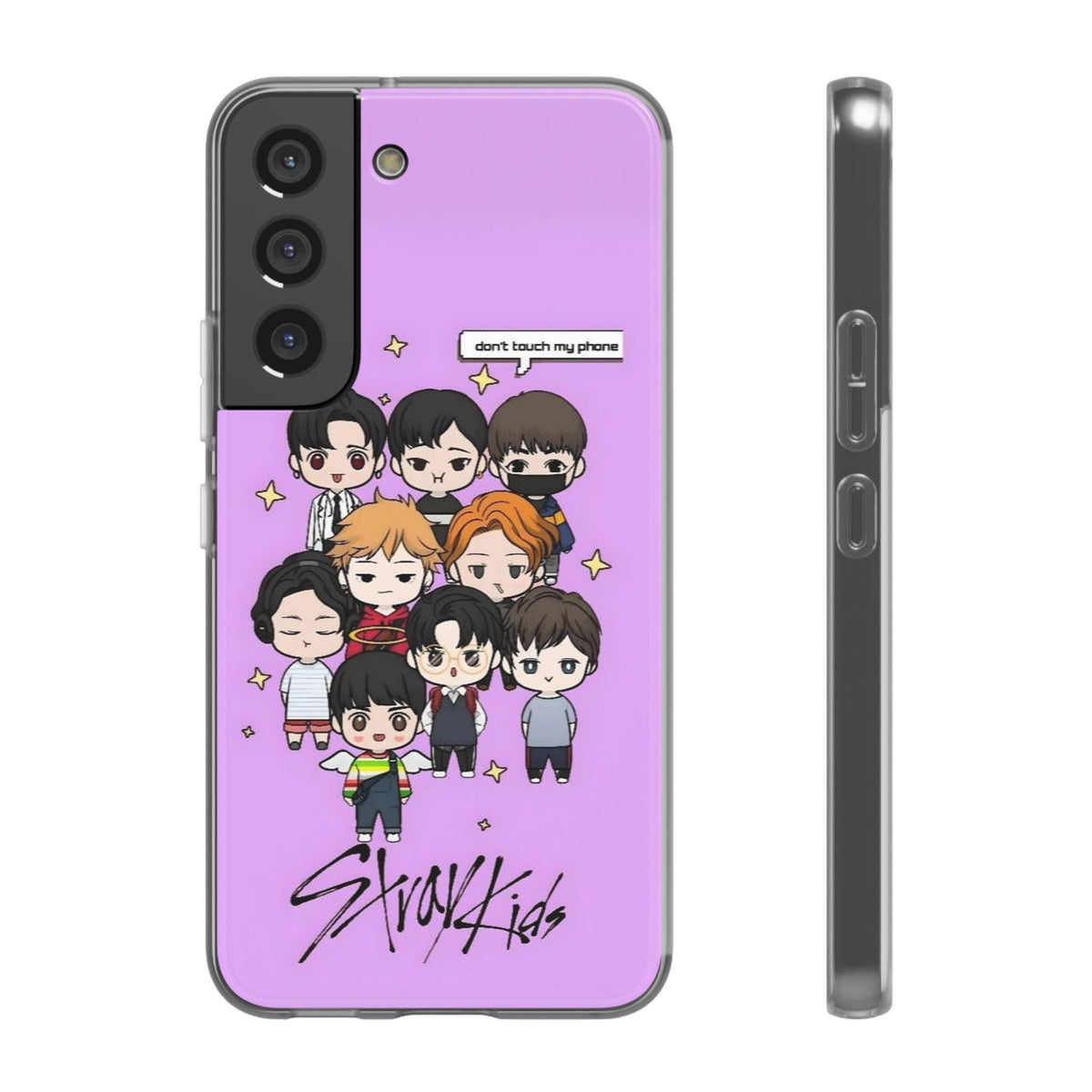 Stray Kids "Don't Touch My Phone" Cell Phone Case - iPhone, Samsung and Custom Covers - K - Pop Phone Covers, Gifts for Fans, Stylish Cell Phone Accessories - Beyond The Shoppe