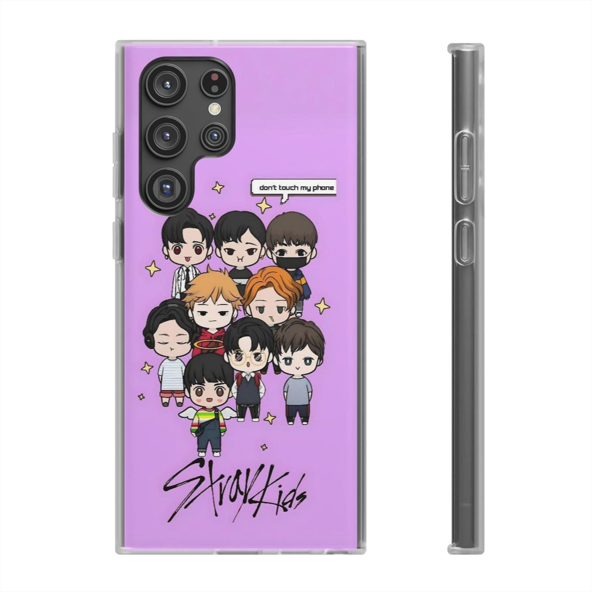 Stray Kids "Don't Touch My Phone" Cell Phone Case - iPhone, Samsung and Custom Covers - K - Pop Phone Covers, Gifts for Fans, Stylish Cell Phone Accessories - Beyond The Shoppe