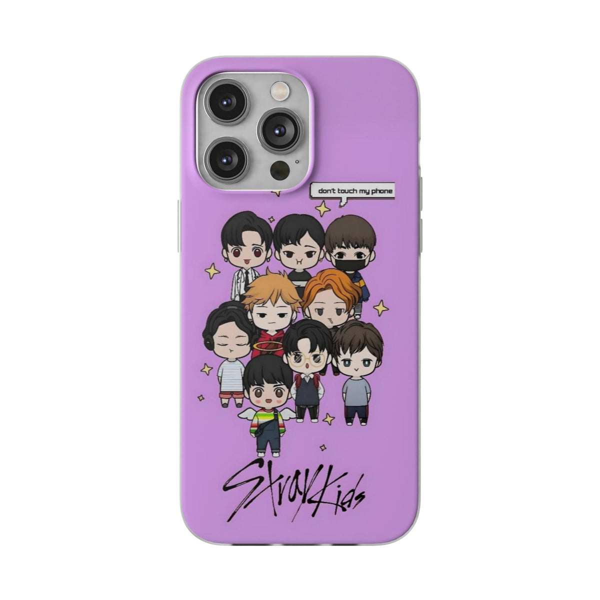 Stray Kids "Don't Touch My Phone" Cell Phone Case - iPhone, Samsung and Custom Covers - K - Pop Phone Covers, Gifts for Fans, Stylish Cell Phone Accessories - Beyond The Shoppe