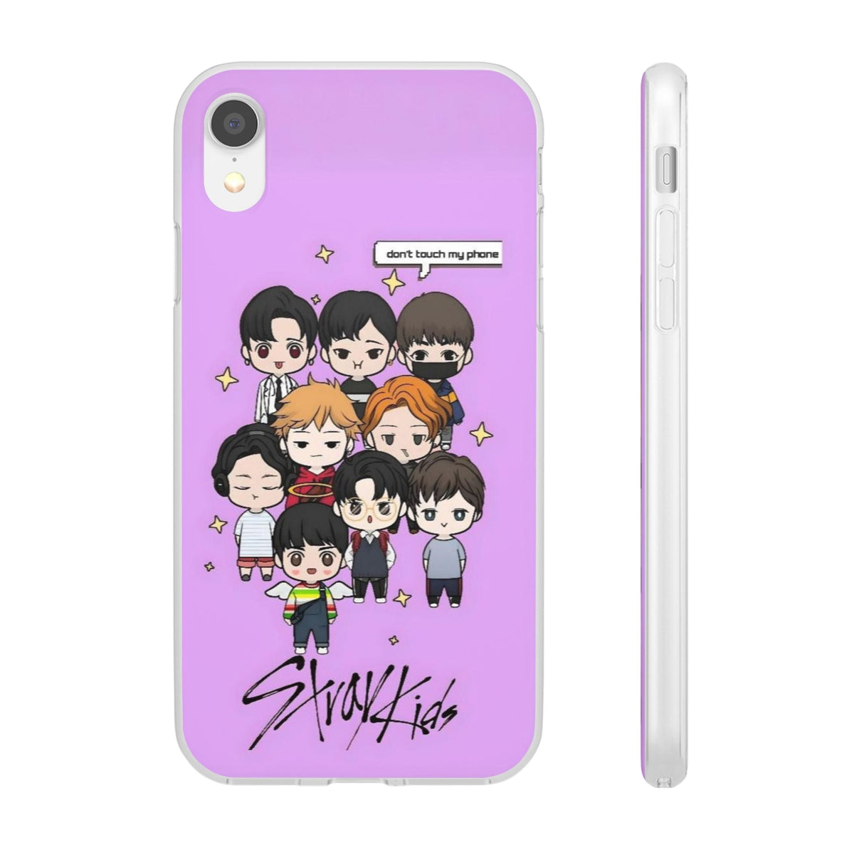 Stray Kids "Don't Touch My Phone" Cell Phone Case - iPhone, Samsung and Custom Covers - K - Pop Phone Covers, Gifts for Fans, Stylish Cell Phone Accessories - Beyond The Shoppe