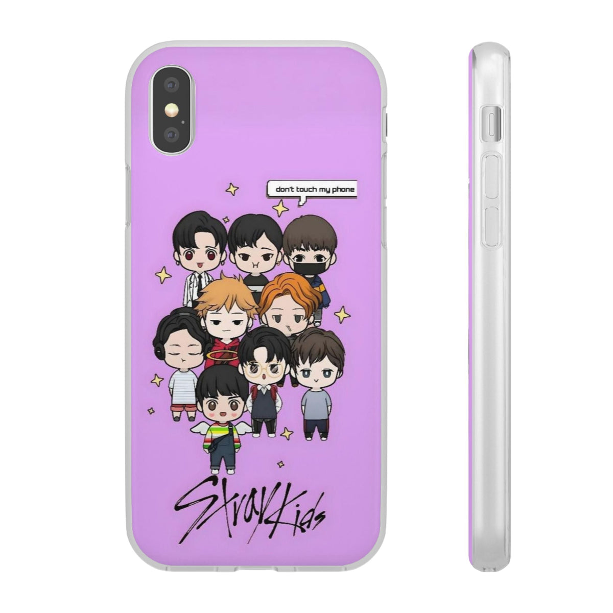 Stray Kids "Don't Touch My Phone" Cell Phone Case - iPhone, Samsung and Custom Covers - K - Pop Phone Covers, Gifts for Fans, Stylish Cell Phone Accessories - Beyond The Shoppe