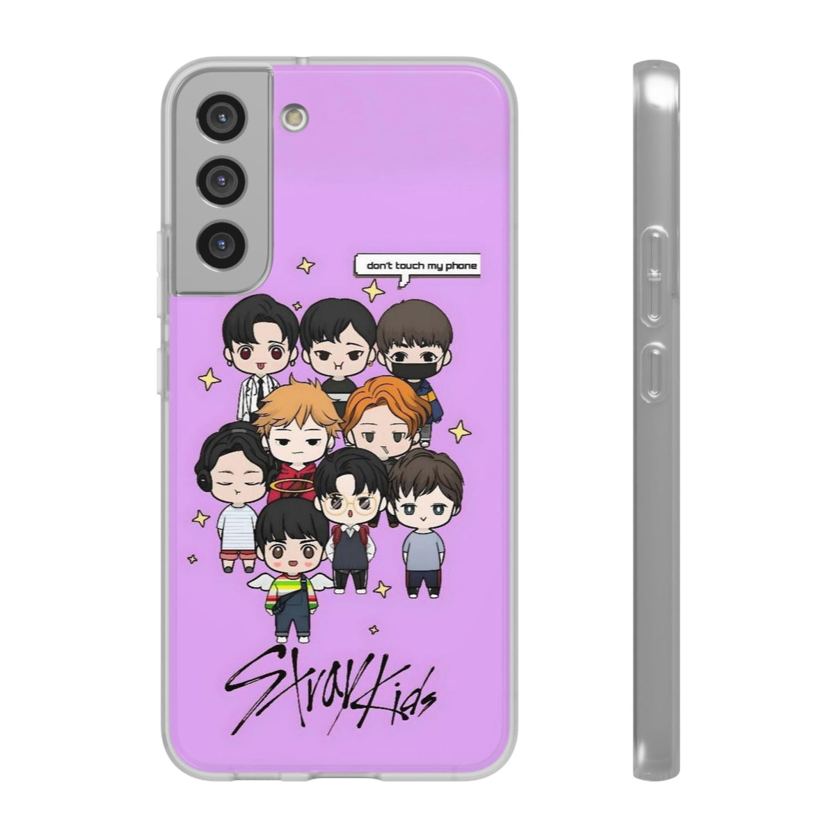 Stray Kids "Don't Touch My Phone" Cell Phone Case - iPhone, Samsung and Custom Covers - K - Pop Phone Covers, Gifts for Fans, Stylish Cell Phone Accessories - Beyond The Shoppe