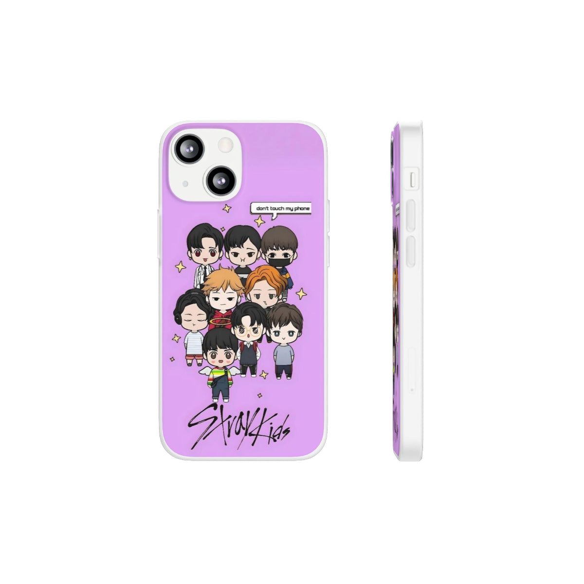 Stray Kids "Don't Touch My Phone" Cell Phone Case - iPhone, Samsung and Custom Covers - K - Pop Phone Covers, Gifts for Fans, Stylish Cell Phone Accessories - Beyond The Shoppe