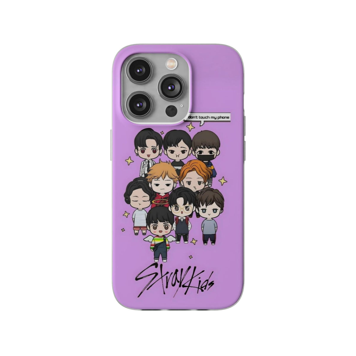 Stray Kids "Don't Touch My Phone" Cell Phone Case - iPhone, Samsung and Custom Covers - K - Pop Phone Covers, Gifts for Fans, Stylish Cell Phone Accessories - Beyond The Shoppe