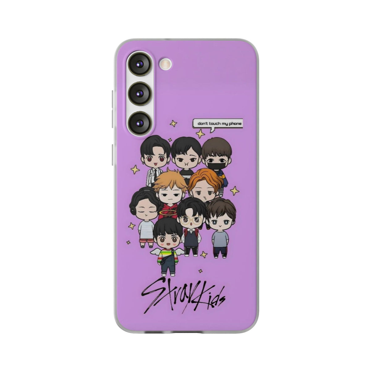 Stray Kids "Don't Touch My Phone" Cell Phone Case - iPhone, Samsung and Custom Covers - K - Pop Phone Covers, Gifts for Fans, Stylish Cell Phone Accessories - Beyond The Shoppe