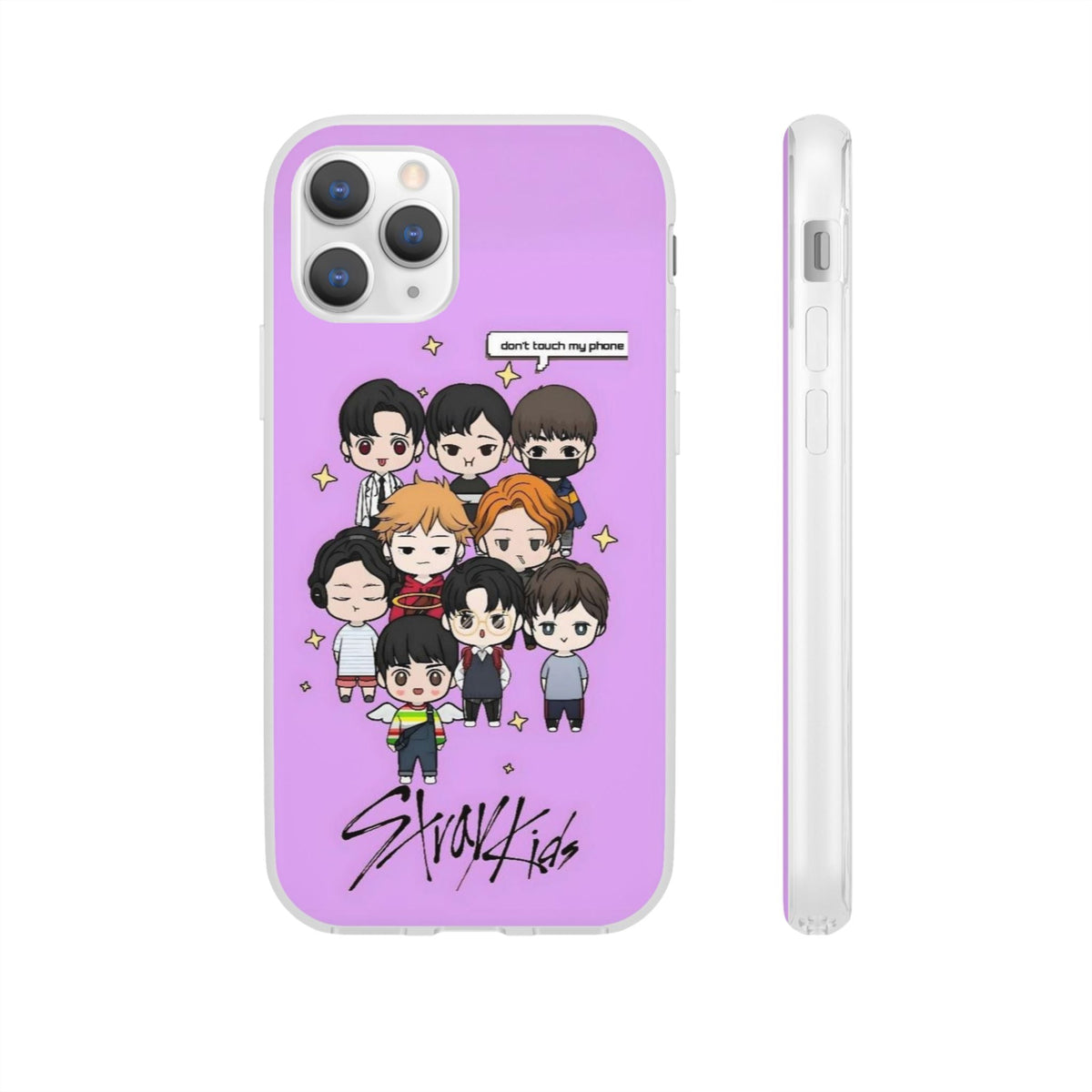 Stray Kids "Don't Touch My Phone" Cell Phone Case - iPhone, Samsung and Custom Covers - K - Pop Phone Covers, Gifts for Fans, Stylish Cell Phone Accessories - Beyond The Shoppe