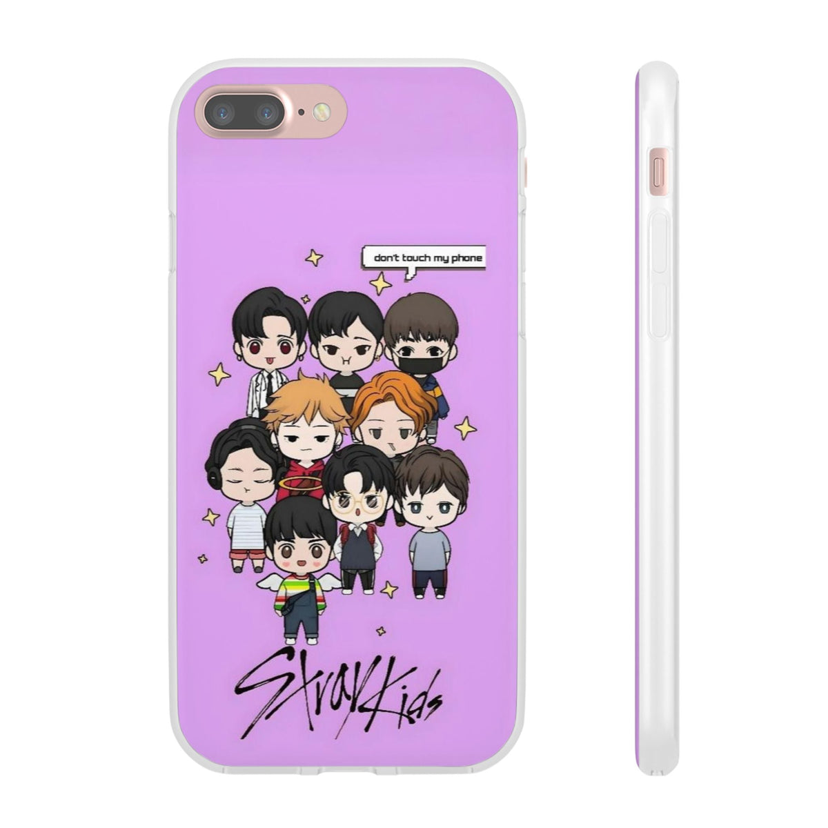 Stray Kids "Don't Touch My Phone" Cell Phone Case - iPhone, Samsung and Custom Covers - K - Pop Phone Covers, Gifts for Fans, Stylish Cell Phone Accessories - Beyond The Shoppe