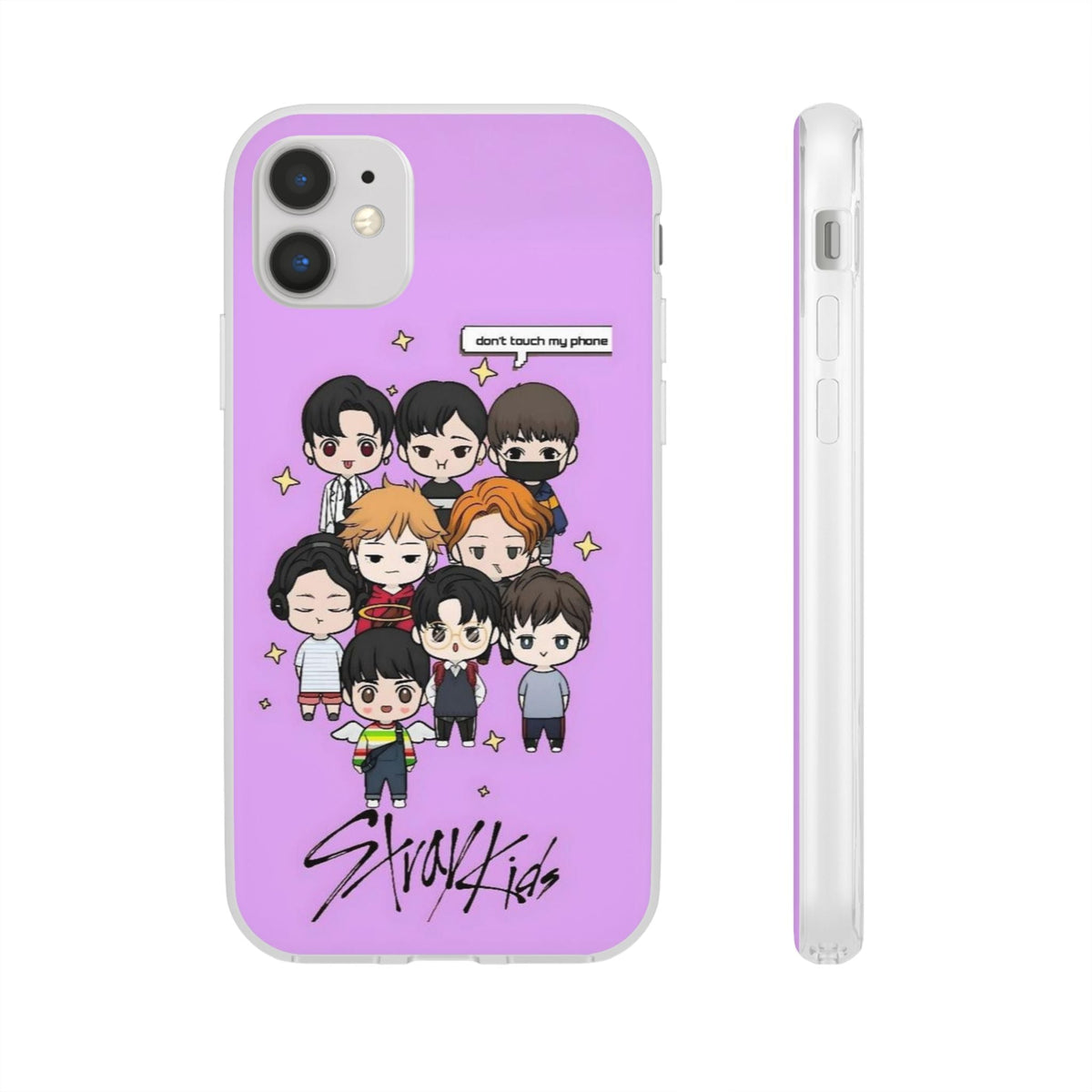 Stray Kids "Don't Touch My Phone" Cell Phone Case - iPhone, Samsung and Custom Covers - K - Pop Phone Covers, Gifts for Fans, Stylish Cell Phone Accessories - Beyond The Shoppe