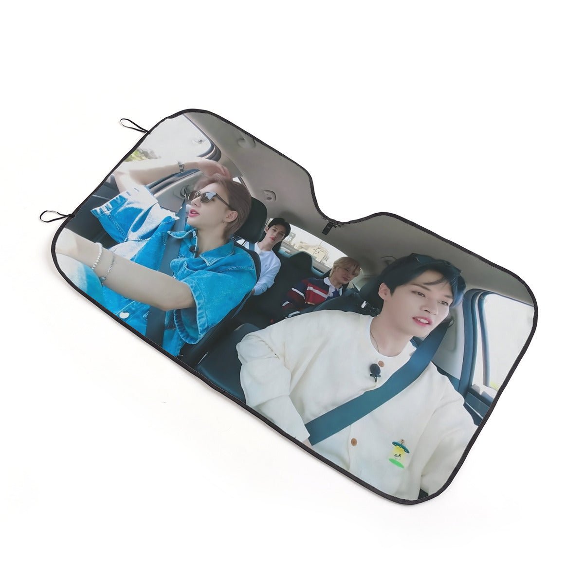 Stray Kids Driving Car sun visor - Windshield cover, sunshade, windshield protector, car window shade, UV blocker, sun blocker - Beyond The Shoppe