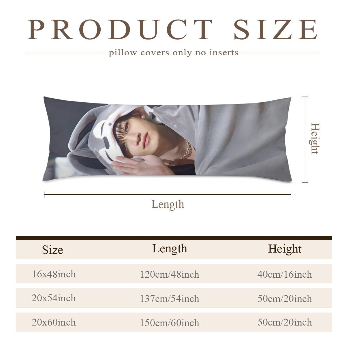 Stray Kids - Felix & Ban Chan - Full Body Double Sided Pillow Case - 3 sizes! Great Kpop gift idea! - Beyond The Shoppe