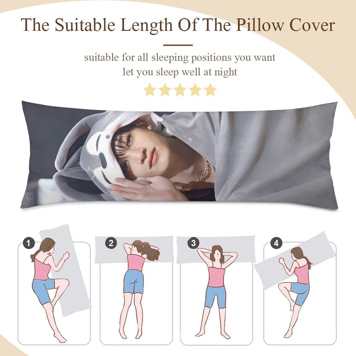 Stray Kids - Felix & Ban Chan - Full Body Double Sided Pillow Case - 3 sizes! Great Kpop gift idea! - Beyond The Shoppe