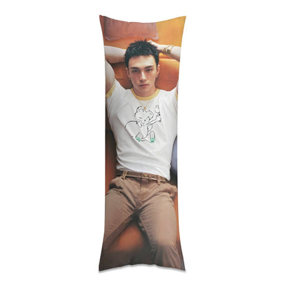 Stray Kids Hyunjin Beautiful Duality Full Body Pillow Case - Double Sided with two different photos full body pillowcases - 3 sizes! Great Kpop gift idea! - Beyond The Shoppe