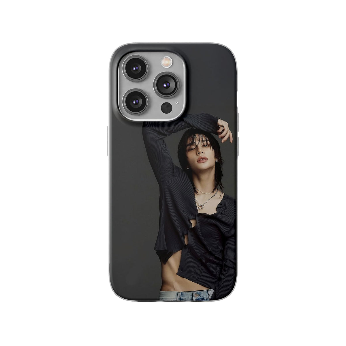 Stray Kids Hyunjin Cell Phone Case - iPhone, Samsung and Custom Covers - K - Pop Phone Covers, Gifts for Fans, Stylish Cell Phone Accessories - Beyond The Shoppe