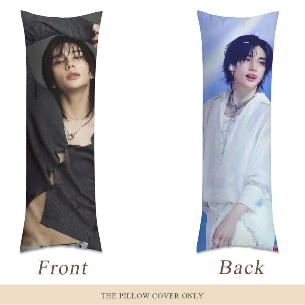 Stray Kids Hyunjin Full body pillow case - Double sided pillowcase - in 3 sizes! Stays Skzoo - Beyond The Shoppe