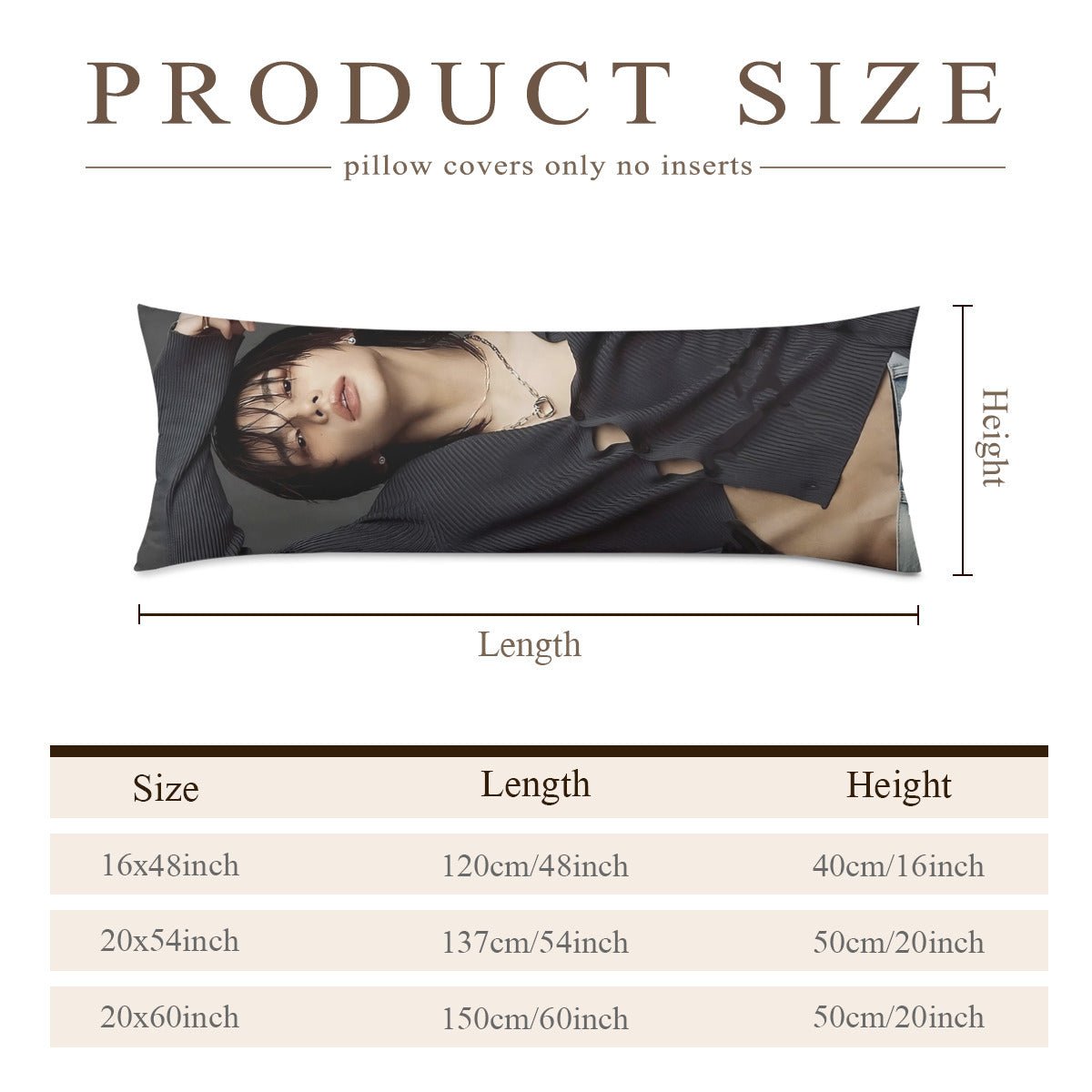 Stray Kids Hyunjin Full body pillow case - Double sided pillowcase - in 3 sizes! Stays Skzoo - Beyond The Shoppe