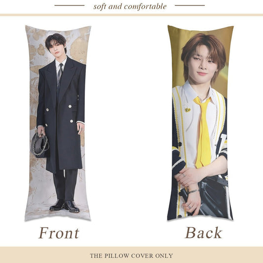 Stray Kids IN Full Body Pillow Case - Double Sided Full Body Pillowcases - 3 sizes! Long Pillow Cover Double - Sided Design (Multiple Sizes) Skzoo - Beyond The Shoppe