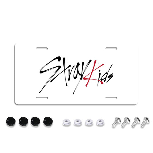 Stray Kids License Plate Vanity Frame – Stray Kids Logo - The Perfect K - Pop Car Accessory for STAY! - Beyond The Shoppe