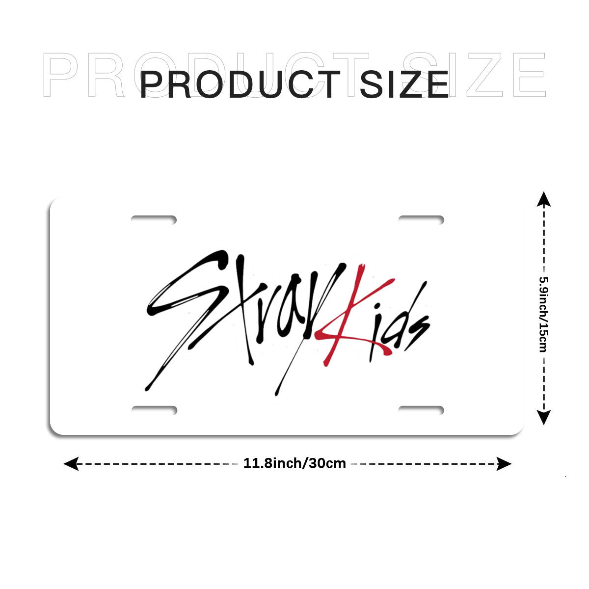 Stray Kids License Plate Vanity Frame – Stray Kids Logo - The Perfect K - Pop Car Accessory for STAY! - Beyond The Shoppe