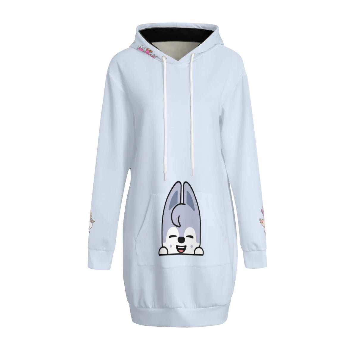 Stray Kids SKZOO Bangchan Wolf Chan Snug Hoodie Oversized - Skzoo Wearable Sleep Blanket Hoodie - Straykids Blanket - Fleece Hoodie - Beyond The Shoppe