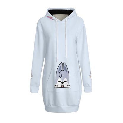 Stray Kids SKZOO Bangchan Wolf Chan Snug Hoodie Oversized - Skzoo Wearable Sleep Blanket Hoodie - Straykids Blanket - Fleece Hoodie - Beyond The Shoppe