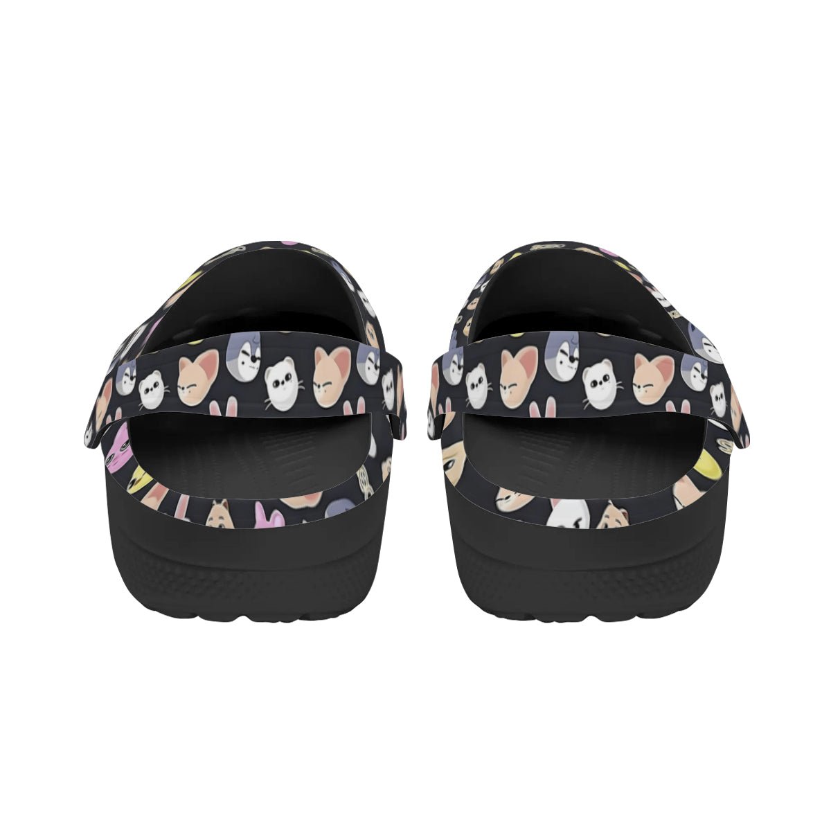 Stray Kids Skzoo Black Pattern Women & Men Sizes - Unisex Crocs - Clogs - Slip On Shoes - Beyond The Shoppe