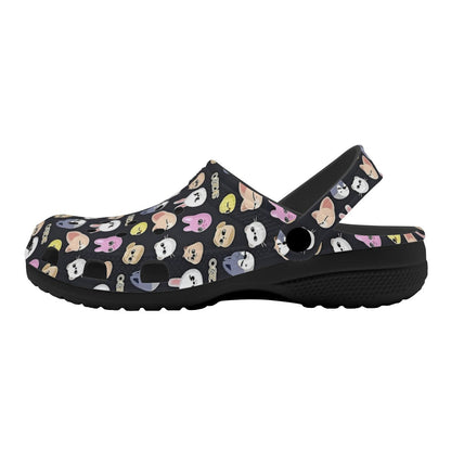 Stray Kids Skzoo Black Pattern Women & Men Sizes - Unisex Crocs - Clogs - Slip On Shoes - Beyond The Shoppe