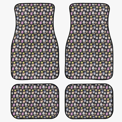 Stray Kids Skzoo Car Mats - 2 Options: Set of 2 Front or 4 (2 Front & 2 Rear) - Skzoo Car Accessories - Skzoo car mats - car floor mats - Beyond The Shoppe