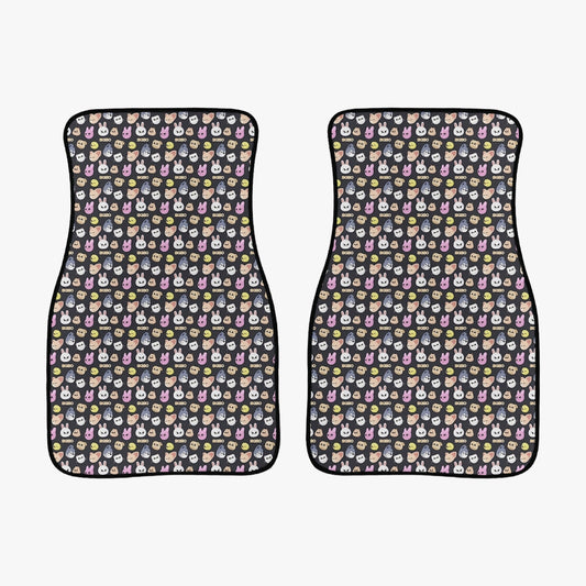 Stray Kids Skzoo Car Mats - 2 Options: Set of 2 Front - Skzoo Car Accessories - Skzoo car mats - car floor mats - Beyond The Shoppe