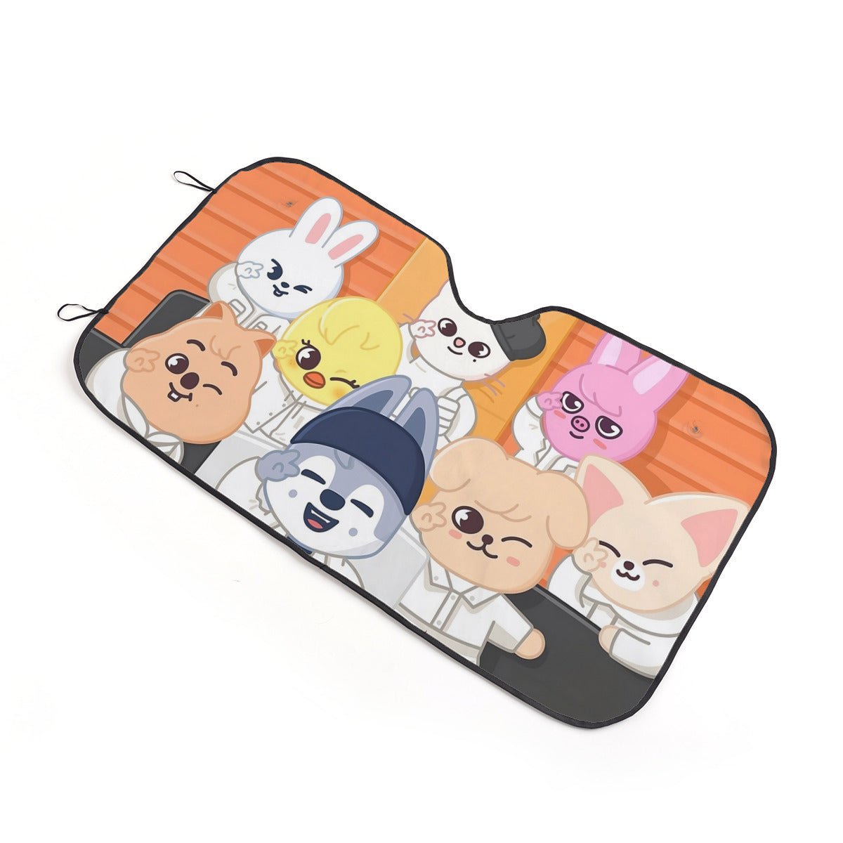 Stray Kids SKZOO Car Sun Shade - Windshield Sun Shade - Car sun visor - Car sun blocker - Windshield heat shield - Auto sunshade - Beyond The Shoppe