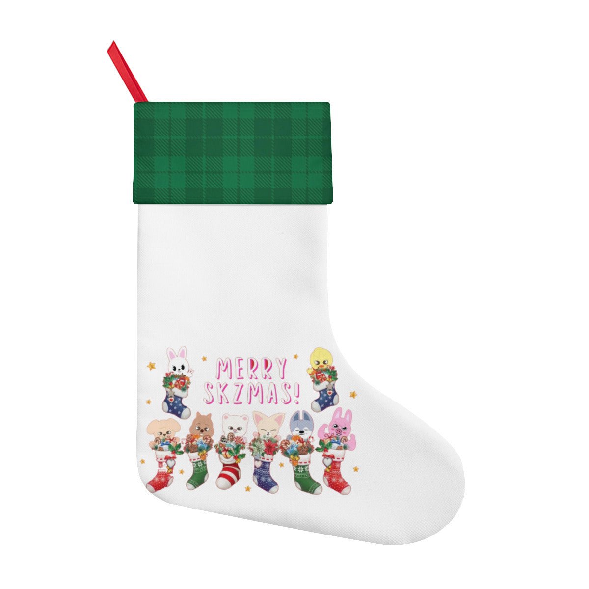 Stray Kids Skzoo - Classic Holiday 16 - Inch Linen Christmas Stocking – Decor, Soft & Durable - Beyond The Shoppe