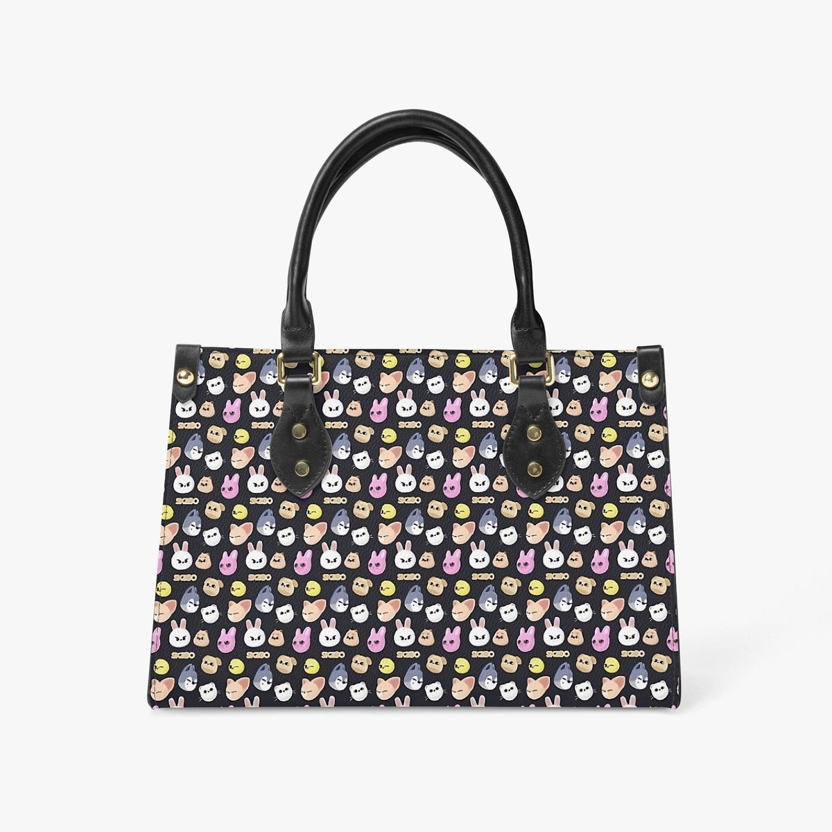 Stray Kids Skzoo Featured Tote Bag with long strap and inner matching black bag - Purse - handbag - clutch - Beyond The Shoppe