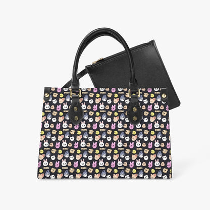 Stray Kids Skzoo Featured Tote Bag with long strap and inner matching black bag - Purse - handbag - clutch - Beyond The Shoppe