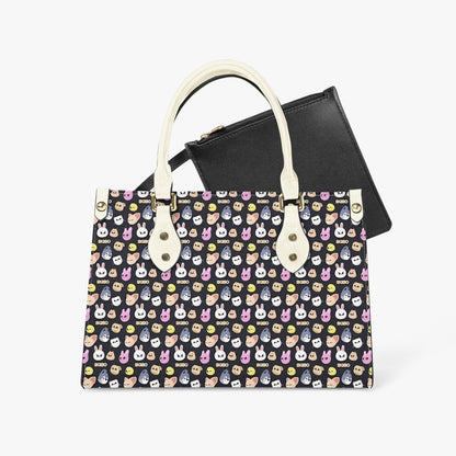 Stray Kids Skzoo Featured Tote Bag with long strap and inner matching black bag - Purse - handbag - clutch - Beyond The Shoppe