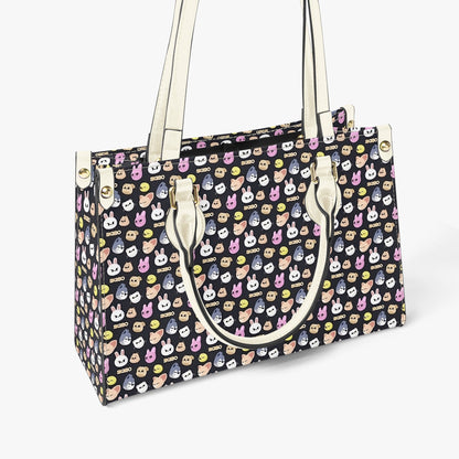 Stray Kids Skzoo Featured Tote Bag with long strap and inner matching black bag - Purse - handbag - clutch - Beyond The Shoppe
